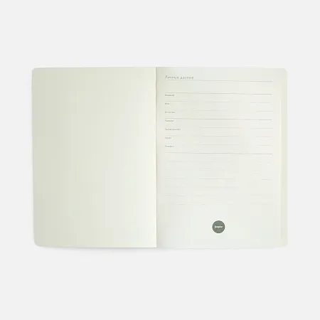 Ежедневник Vale New, недатированный, серый