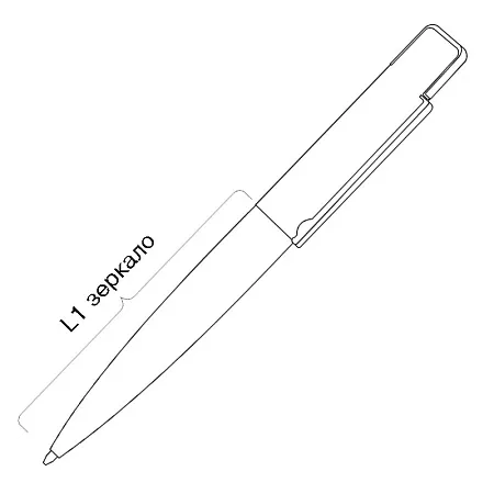 Ручка шариковая "Mercury", покрытие soft touch