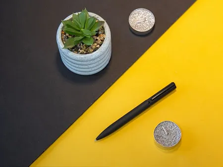 Ручка шариковая металлическая Siegfried soft-touch