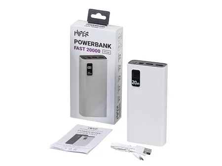 Портативный внешний аккумулятор FAST, 20000 mAh