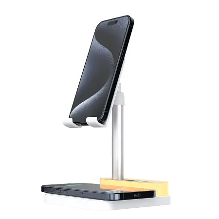 Беспроводное мультизарядное устройство Stave 15W, черный