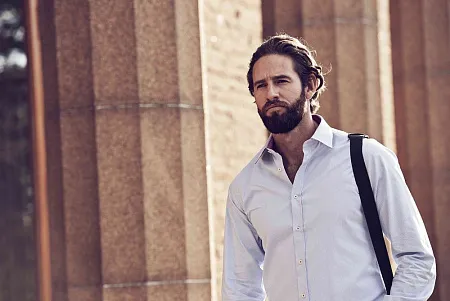 Рубашка мужская в клетку TRIBECA, черная