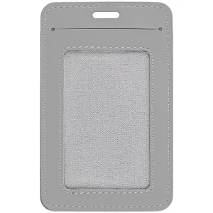 Чехол для пропуска Shall Simple, серый