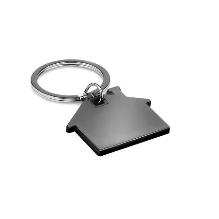 Брелок "Дом", металлический, черный