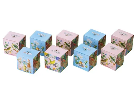 Подарочный набор с чаем Весенняя коллекция в деревянной шкатулке