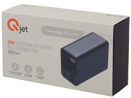 Внешний аккумулятор для ноутбуков EpIQ, 100 Вт, 30000 mAh