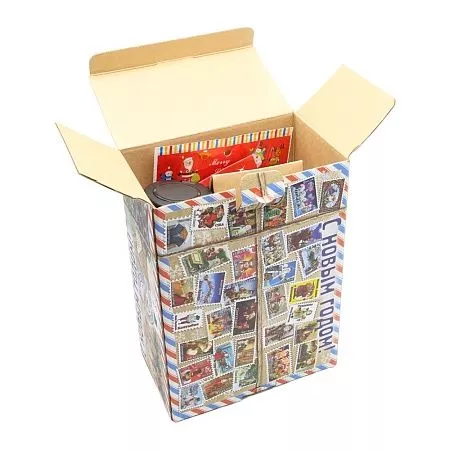 Подарочный набор  Новогодняя Посылка, (белый)