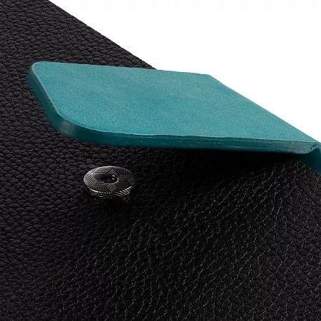 Ежедневник Strap, недатированный, черно-бирюзовый