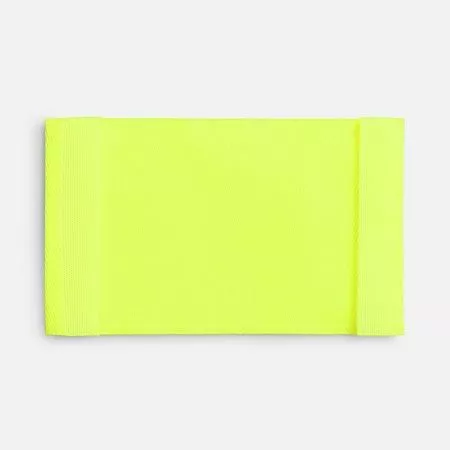 Лейбл тканевый Epsilon, M, желтый неон