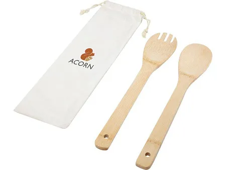 Набор из бамбуковой ложки и вилки Endiv