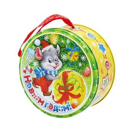 №3 ЖЕСТЕБАНКА ЛАКОМКА 500 грамм новогодний подарок классический