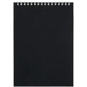 Блокнот Dali в клетку, черный