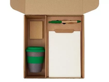 Набор Halm с блокнотом, ручкой и стаканом 