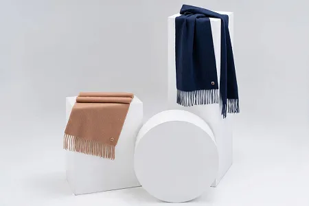 Шарф Noble, бордовый