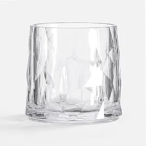Стакан небьющийся Sate Crystal, вращающийся, прозрачный