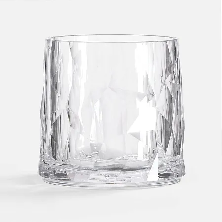 Стакан небьющийся Sate Crystal, вращающийся, прозрачный