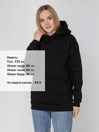 Худи унисекс Full Swing, черное