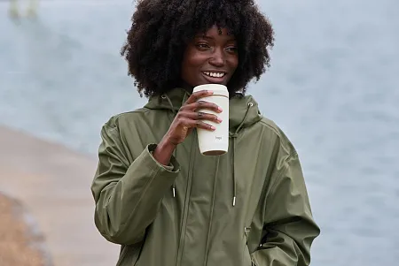 Термостакан Topl из переработанной стали с крышкой 360°, 354 мл