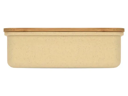 Ланч-бокс Lunch из пшеничного волокна с бамбуковой крышкой