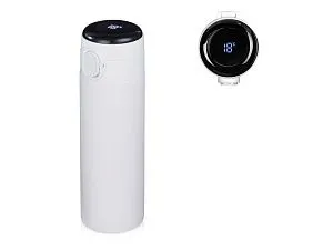 Вакуумная термокружка с индикатором и медной изоляцией Bravo, тубус, 400 мл