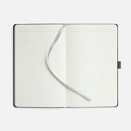 Ежедневник Lungo, недатированный, серый