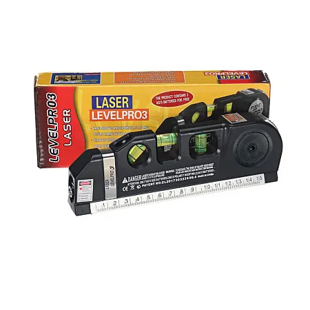 Лазерный уровень Кёльн с рулеткой 2,5 м