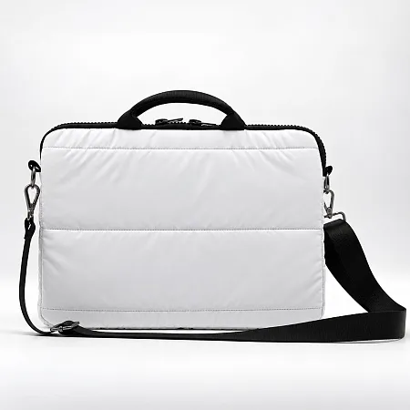 Сумка для ноутбука Superbag Bubble, стёганая, на молнии, с регулируемой лямкой