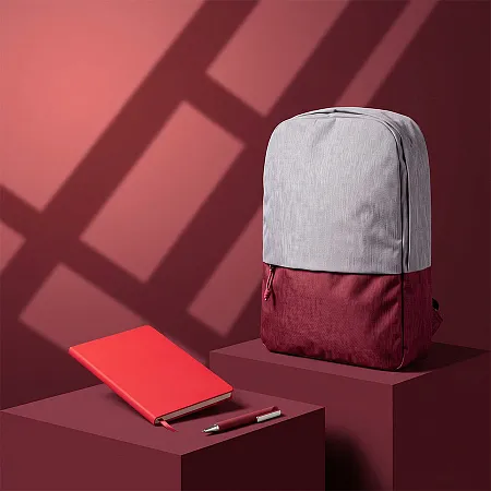 Подарочный набор READYPACK: рюкзак,  ручка, блокнот, красный