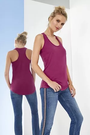 Майка женская MOKA 110, ярко-голубая