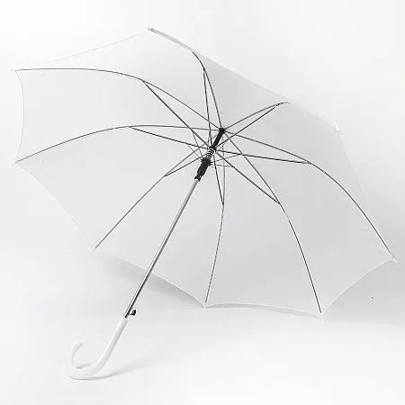Зонт-трость с пластиковой ручкой, полуавтомат