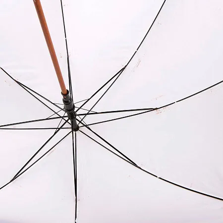 Зонт-трость с деревянной ручкой, полуавтомат