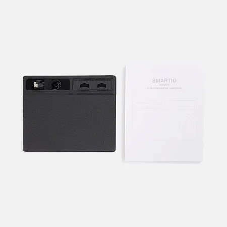 Коврик с беспроводной зарядкой Smartio, серый