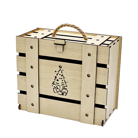 ЧЕМОДАНЧИК ХДФ 1000г, коричневый