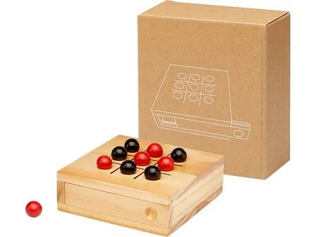 Деревянная игра в крестики-нолики Strobus