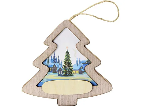 Новогодняя подвеска с подсветкой Шар с индивидуальным дизайном