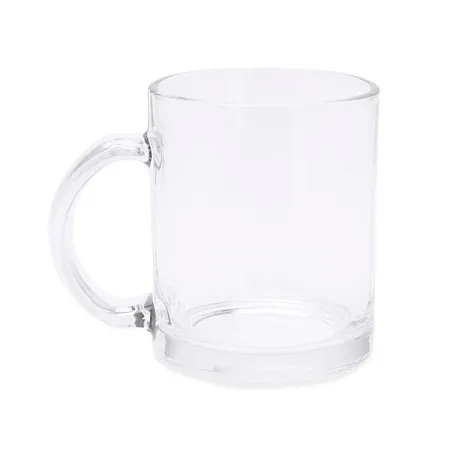 Стеклянная кружка KAFFIR, Сублимация, Белый