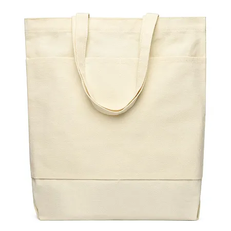 Сумка для покупок JETTA с карманами 325 г/м², натуральная