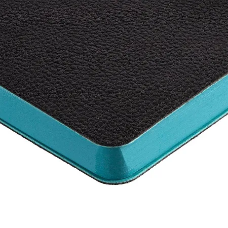 Ежедневник Strap, недатированный, черно-бирюзовый