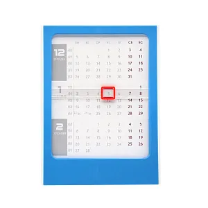 Календарь настольный Zeit, белый