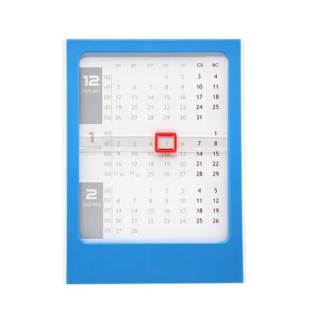 Календарь настольный Zeit, белый