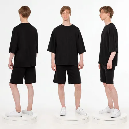 Футболка унисекс T1, черная