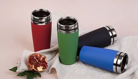 Термостакан "Эльбрус", покрытие soft touch, 0,4 л.