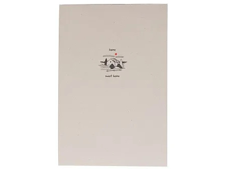 Блокнот А5 из переработанного тростника Adiantum с тампопечатью