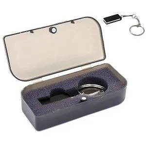 Флешка Slim 16 Гб в футляре, синяя