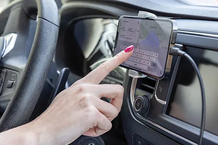 Автомобильный держатель для телефона Acar из переработанного пластика RCS, 360॰