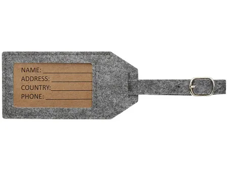 Багажная бирка из RPET-фетра Tie