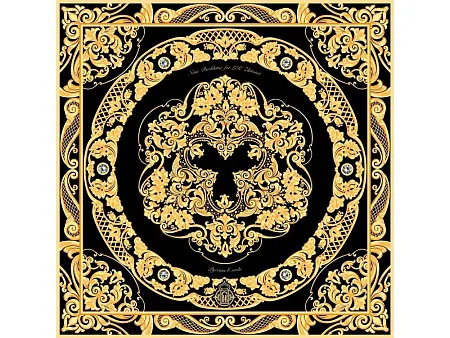 Платок Златоустовская гравюра