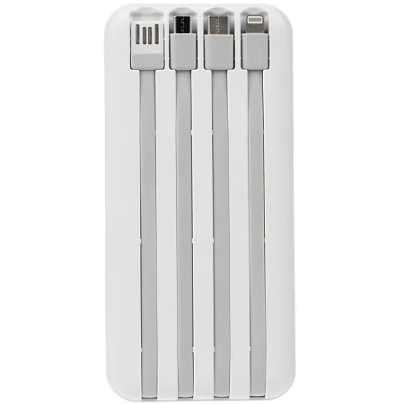 Внешний аккумулятор OMNI QI 10000 мАч, черный