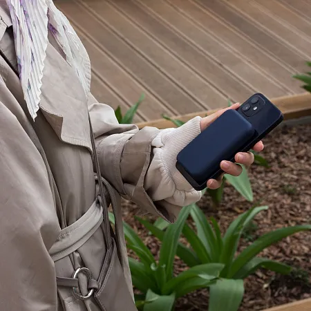 Внешний беспроводной аккумулятор, Ultima Wireless Magnetic, Lemoni, 5000 mah, желтый