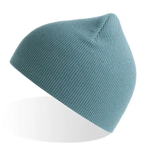 Шапка детская KID YALA, вязанная, 100%  органический хлопок, голубой